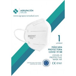 MASCARILLA FFP2 BLANCA (CAJA 10 UNIDADES). FABRICADA EN ESPAÑA